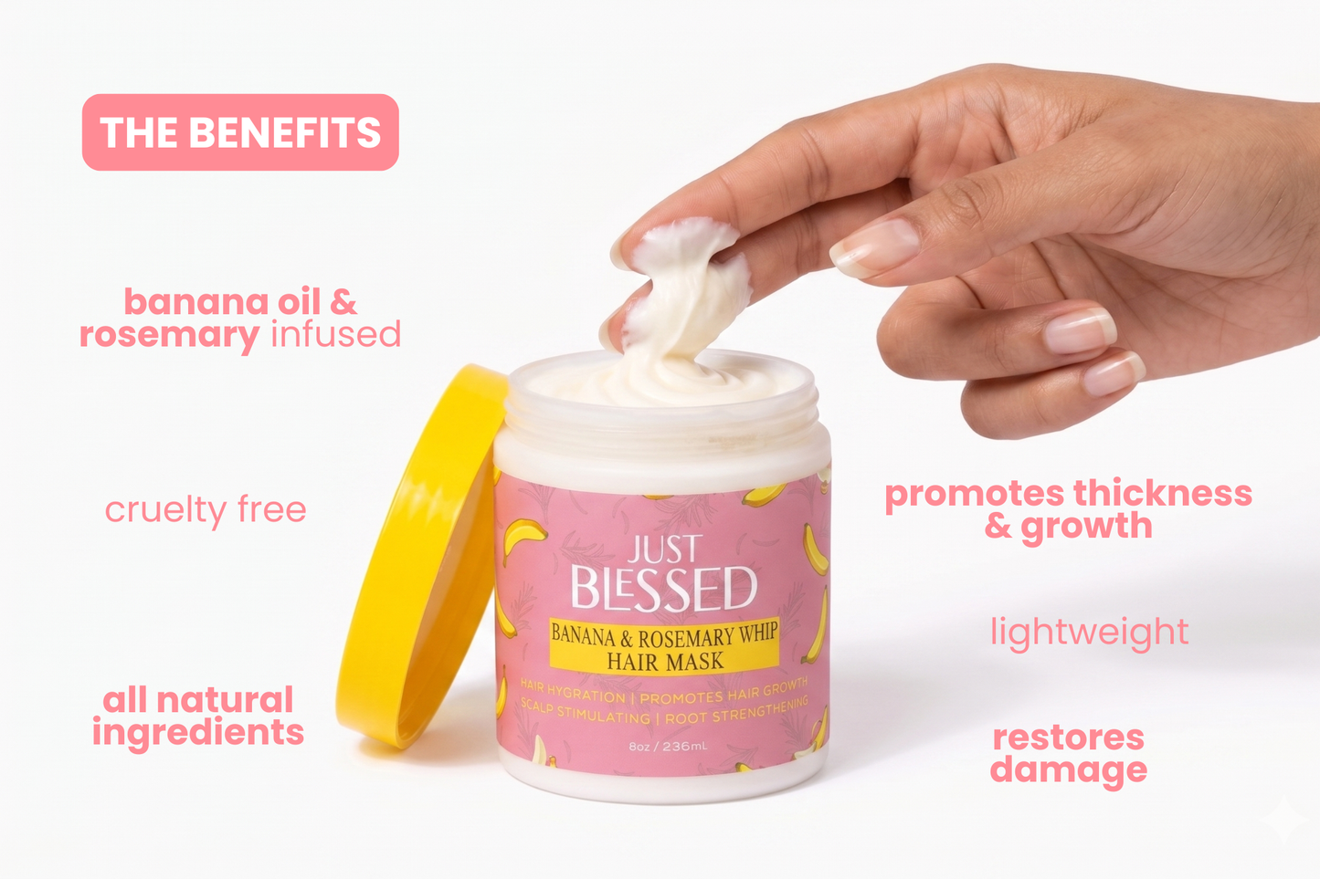 Banana & Rosemary Whip Hair Mask