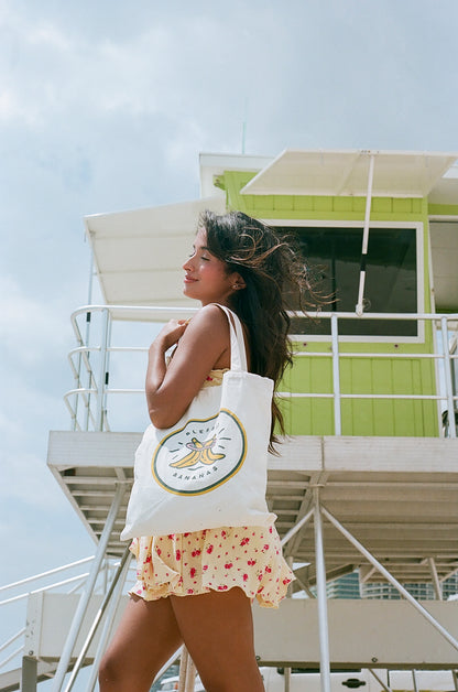 Blessed Bananas Cotton Tote Bag | Reusable