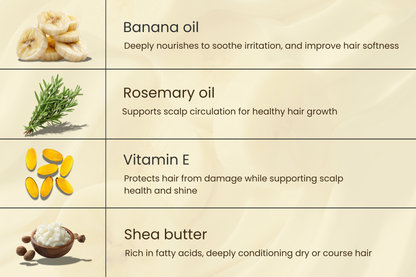 Banana & Rosemary Whip Hair Mask
